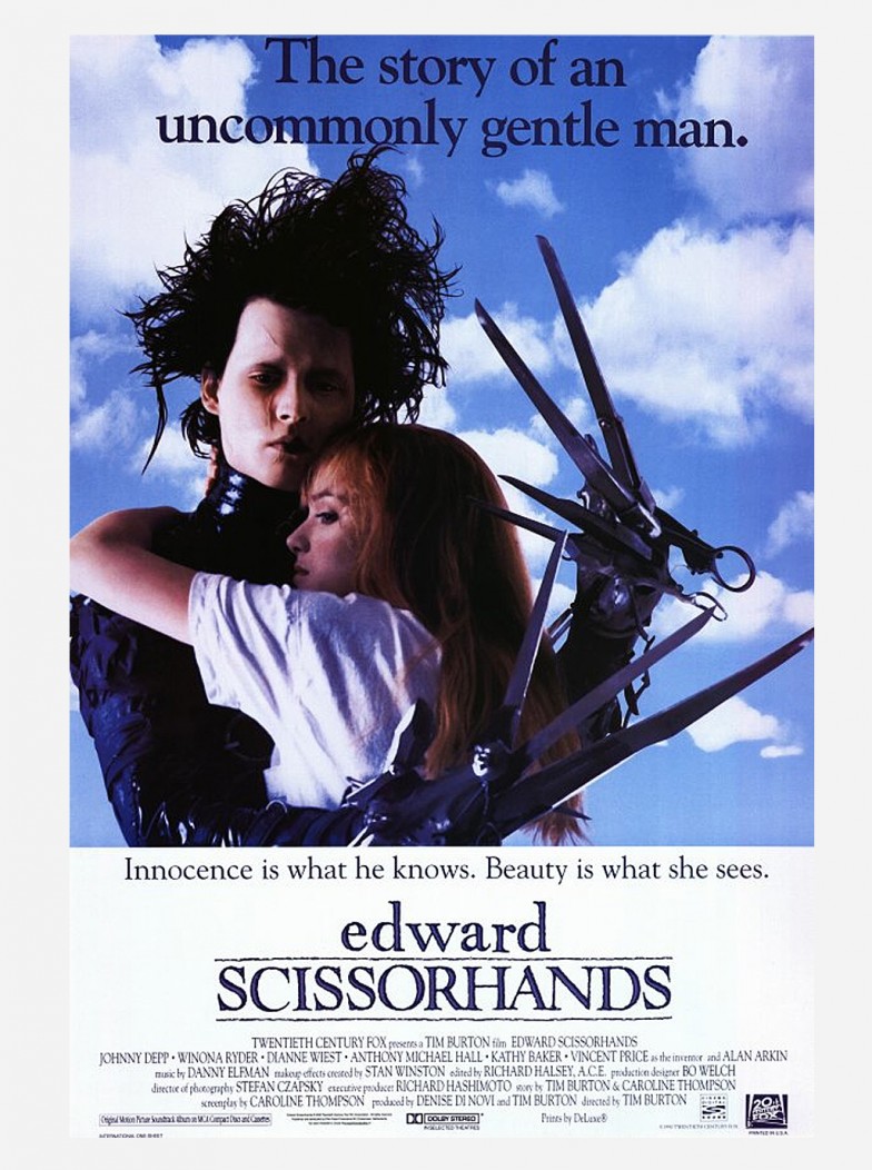 Image result for edward scissorhands poster